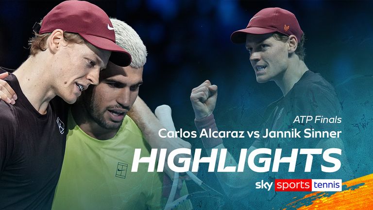 Highlights of the final of the ATP Finals between Carlos Alcaraz and Jannik Sinner