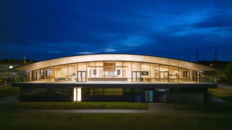 Manchester United opened the doors to their redesigned £50m training ground to Sky Sports News (Foster + Partners)