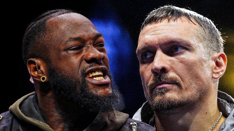 Deontay Wilder is 'welcome to challenge' Oleksandr Usyk for his heavyweight title, says WBC president Mauricio Sulaiman