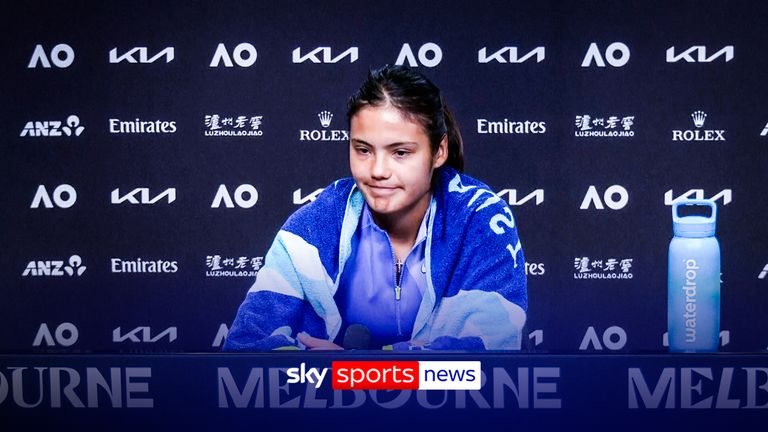Emma Raducanu downbeat after Australian Open exit