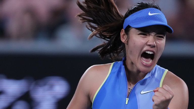 Emma Raducanu, seeded at the Australian Open, made a winning start in Melbourne