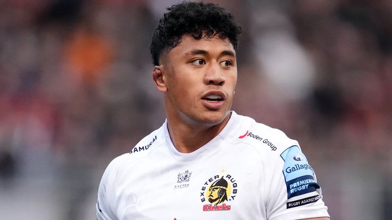 Exeter Chiefs No 8 Greg Fisilau has been named as one of three uncapped players in England's 2026 Six Nations squad