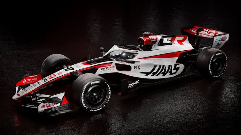 Haas shared images of the VF-26 on Monday