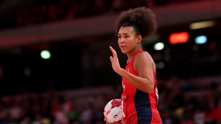 Jaz Brown made her England debut in November in the three Test series against New Zealand