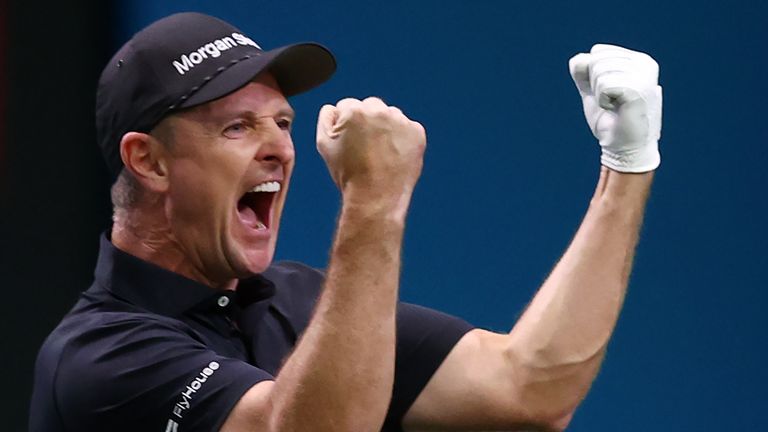 Justin Rose's albatross helped Los Angeles Golf Club to their first win of the season 