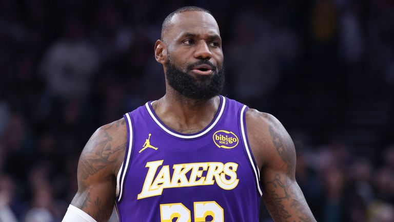 Los Angeles Lakers forward LeBron James has not been selected in the NBA All-Star game for the first time since 2004 