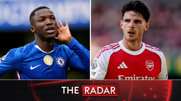 Moises Caicedo and Declan Rice go head to head at Stamford Bridge on Sunday