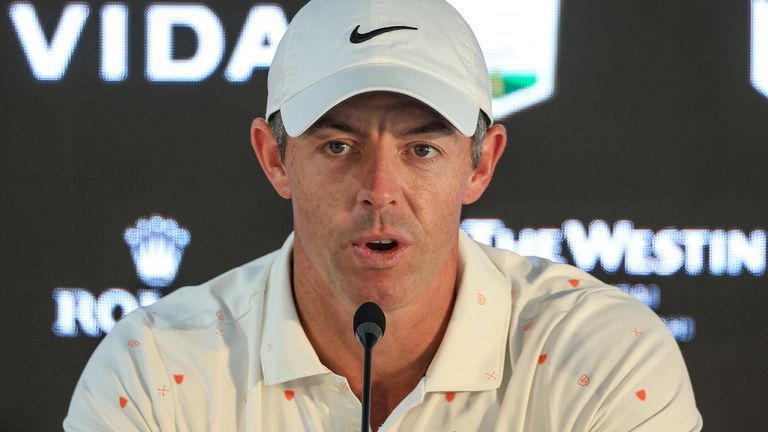 Rory McIlroy addressed the media ahead of the Hero Dubai Desert Classic