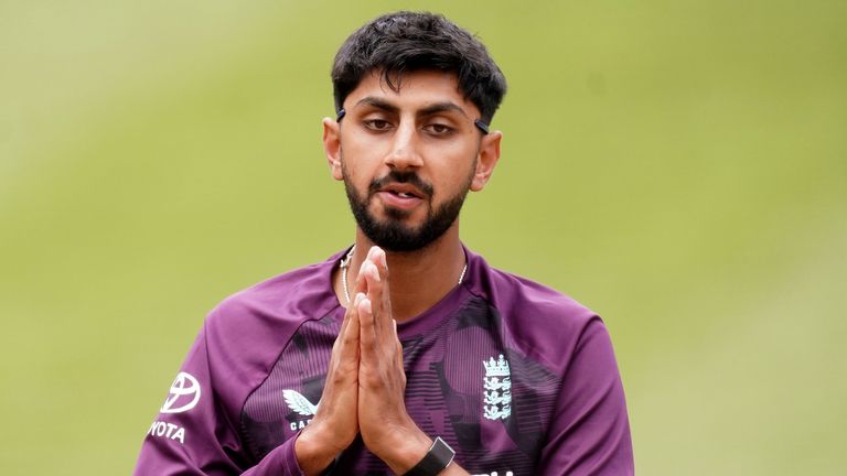 Shoaib Bashir has not been selected by England for any of the five Ashes Test in January