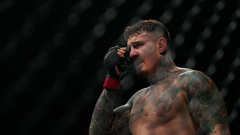Tom Aspinall will undergo further tests on his right eye after UFC title fight against Ciryl Gane