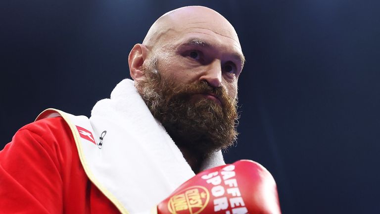 Tyson Fury replied to a Sky Sports Boxing Instagram post saying his return will be 'biggest and best event of that time'