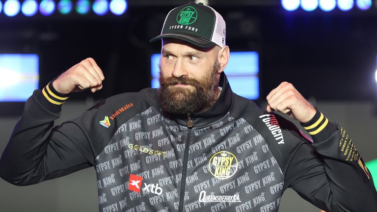Tyson Fury announced his return to boxing in an Instragram post on Sunday
